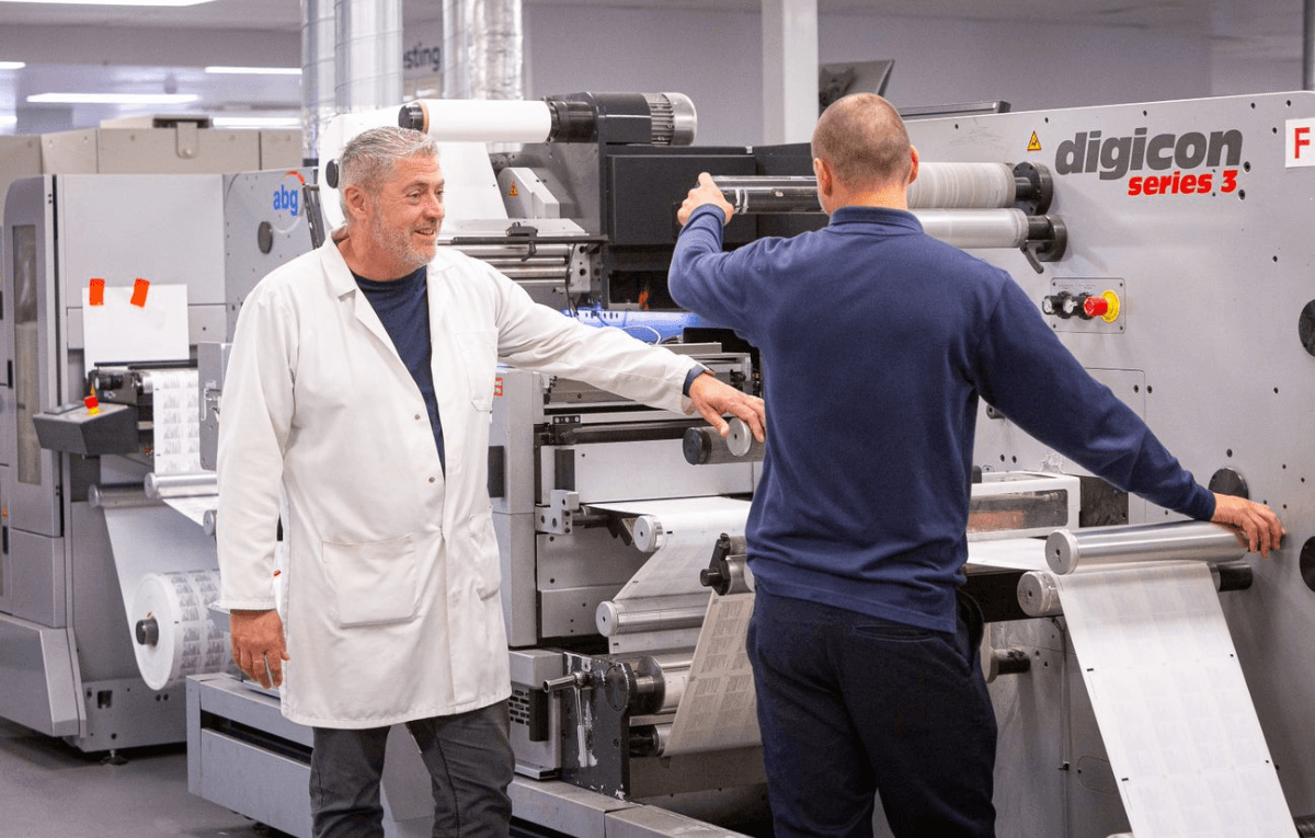 Digital label printing