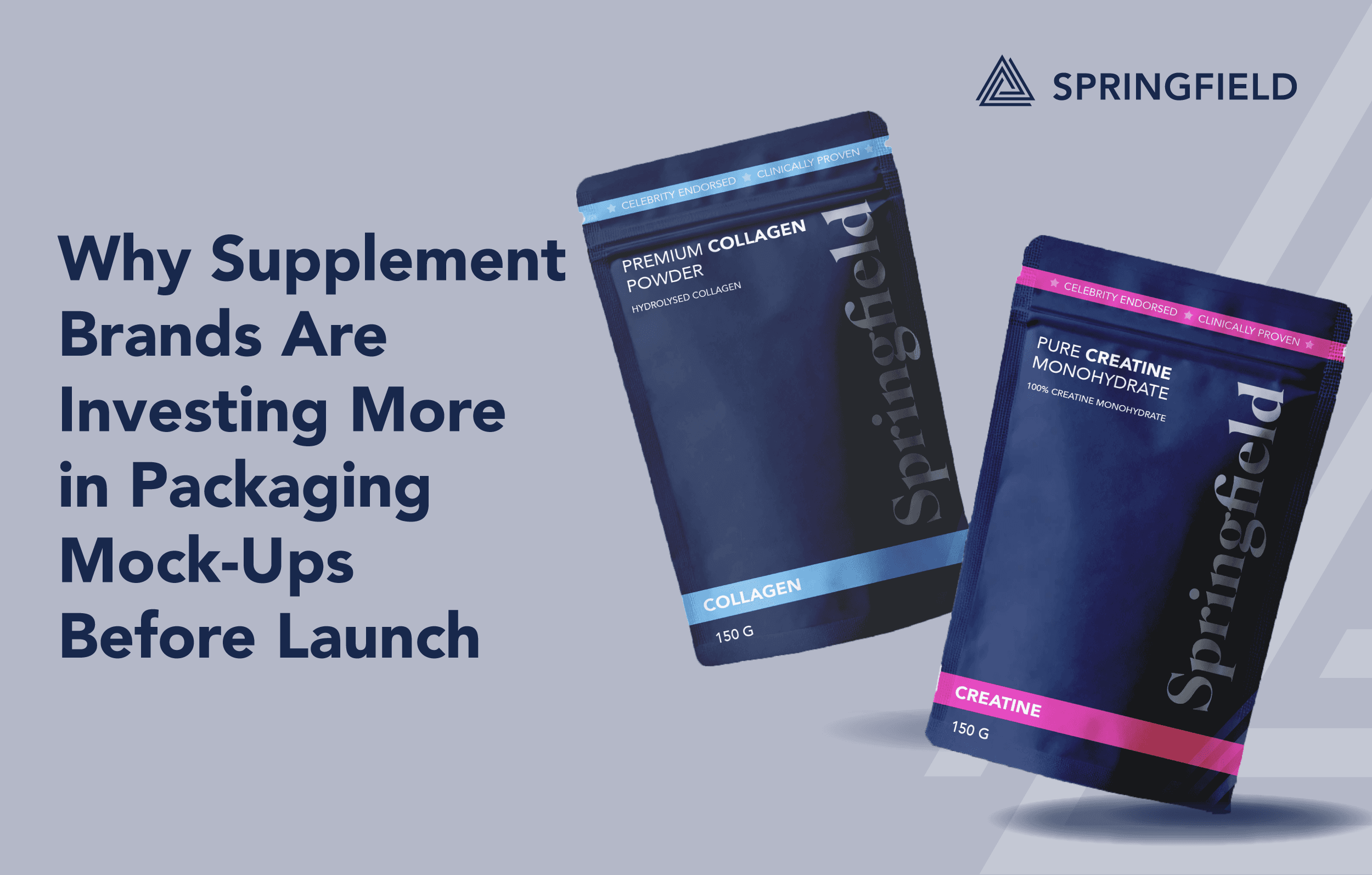 Supplement packaging mock-ups