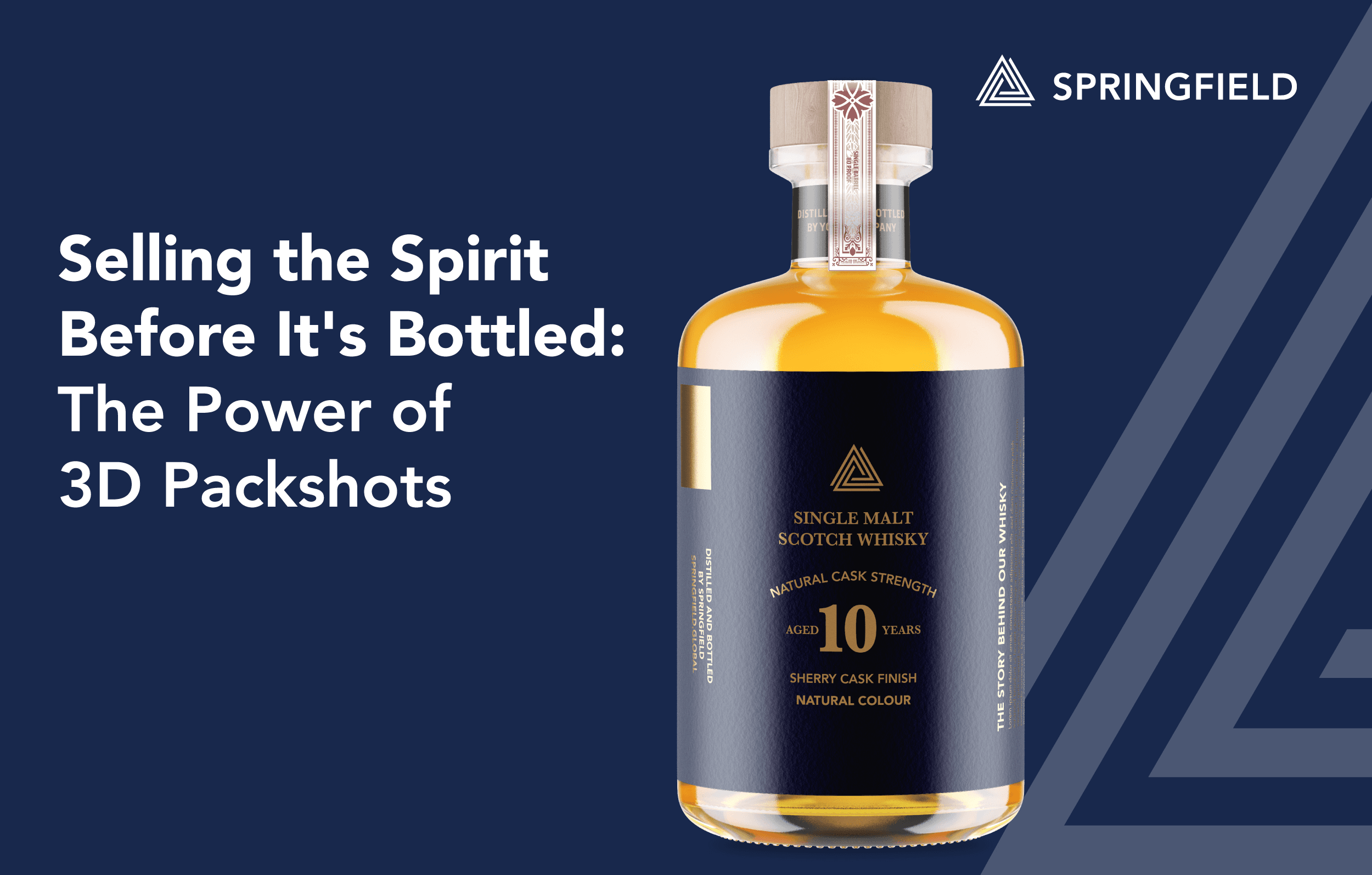 3D packshots for spirits